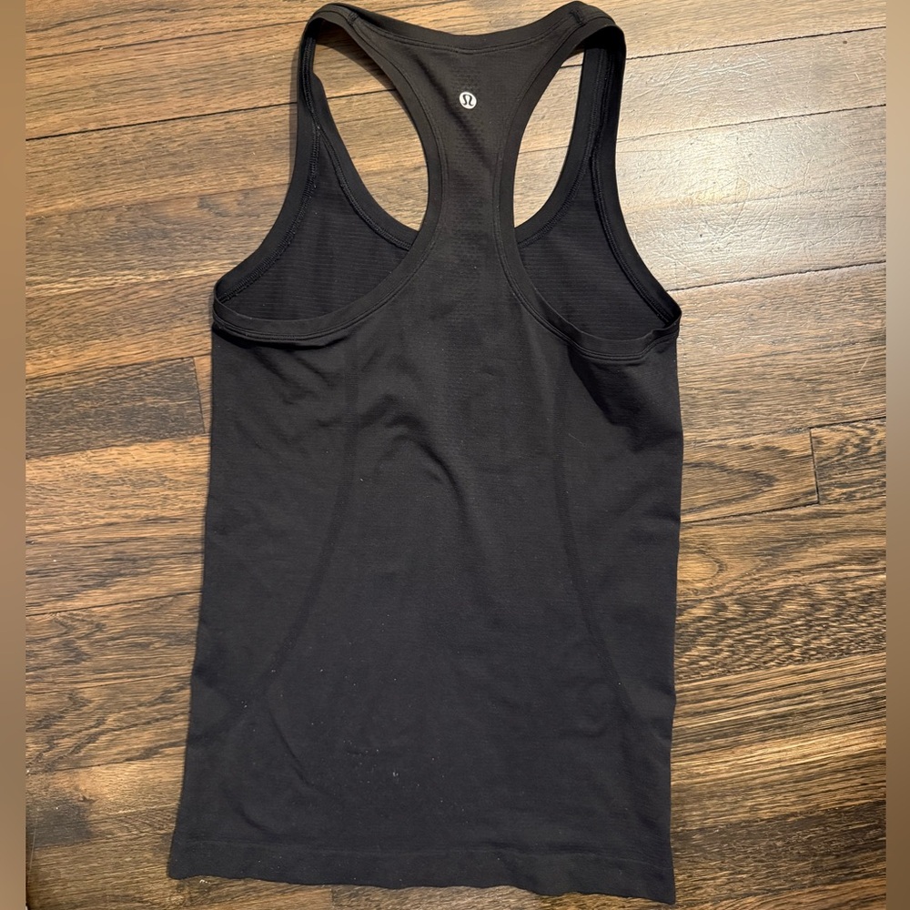 lululemon athletica Black Racerback Tank Top